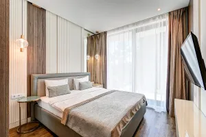 Апарт-Отель на Лучезарной - номер Deluxe с видом на море 328 - фото 1